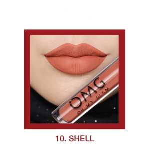 OMG Oh My Glam Matte Kiss Lip Cream 3.5g Shade 01-18 ( Lipstick Lipstik Lipcream ) - Melembabkan Bibir - BPOM Halal - Virgo Shoop