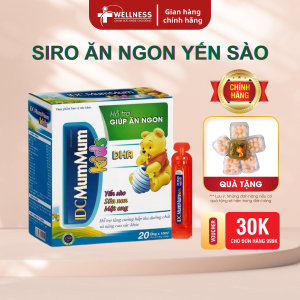 [Miễn ship + Qùa] Siro ăn ngon idc mummum -Giảm biếng ăn - kích thích tiêu hóa - giúp ăn ngon - hộp 20 ống