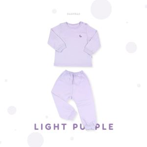 BABY HAI Iris Set Setelan Kancing Pundak Baju Panjang Celana Panjang