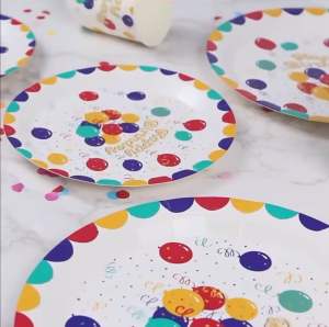 Paper Plate Cup Special Creative for Birthday Party Picnic