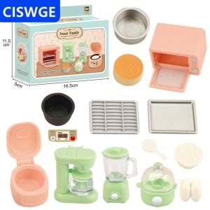 [COD] CISWGE AUTOPARTS 1 Bộ 1:12 Dollhouse thu nhỏ Nồi cơm điện lò vi sóng Máy ép trái cây hấp trứng Nguồn cung cấp nhà bếp mô hình trang trí nội thất đồ chơi nhà búp bê phụ kiện