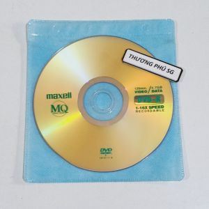 Đĩa DVD Maxell 4.7GB DATA (Tốc độ 1 - 16X) / Chuẩn DVD-R / Giá bán 2 Đĩa