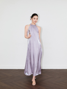 Đầm Maxi Cổ Yếm Hở Vai Váy Maxi Cổ Yếm Dáng Suông Dài Che Khuyết Điểm Đi Biển Hở Vai Quyến Rũ Cao Cấp BS0202