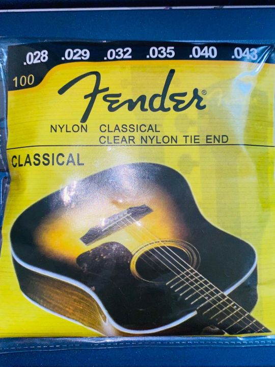 Fender Classical Crystal Nylon Clear String. one set Lazada PH