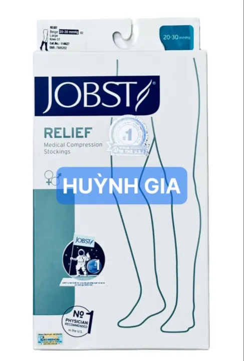 Vớ gối y khoa suy giãn tĩnh mạch Jobst 20-30 mmHg