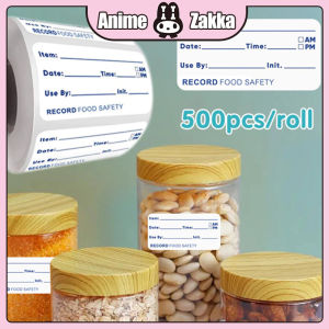 500pcs Waterproof Catering Food Label Date Storage Label Food Safety Date Sticker