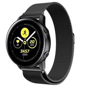 Dây đồng hồ 20mm Thép Lưới Nam Châm Cho Đồng Hồ Samsung Galaxy Watch Active 2 Active Galaxy Watch 42mm [Tặng Chốt thông minh]