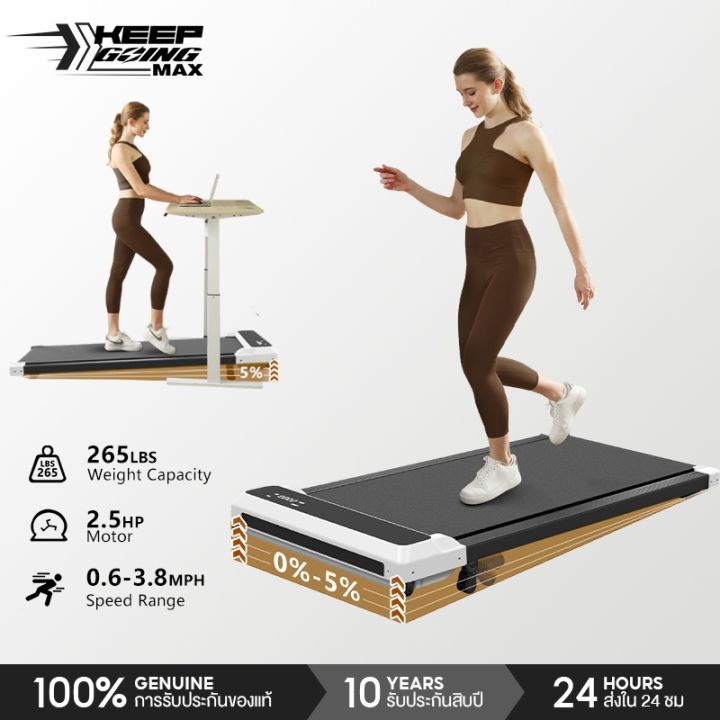 Keep Going Thread Mill KEEP GOING MAX ลูวิ่งไฟฟ้า treadmill ขนาดเล็กทำงานเงียบ walking pad 3 ...