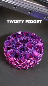 3D Printed Fantasy Dragon Egg Fidget Toy Twisty Sensory Scale Stress Relief Gift For Teens Box