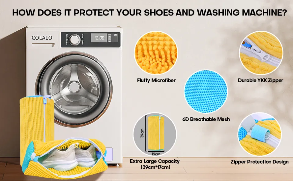 Washing Machine Shoe Bag Shoes Laundry Bag Keep Shoes Clean, Shoe Wash Bag For Washing Machine Reusable Durable Zipper Shoe Washing Bag Sneaker Tennis Shoe Cleaner 1pcs 360 Protection Shoe Bag Washing Machine Shoe Bag Shoes Laundry Bag Keep Shoes Clean, Shoe Wash Bag For Washing Machine Reusable Durable Zipper Shoe Washing Bag Sneaker Tennis Shoe Cleaner 1pcs 360 Protection Shoe Bag