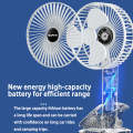 Mini Clip Fan multifunctional Rechargeable USB charging handheld fan clip mini Desk electric fan. 