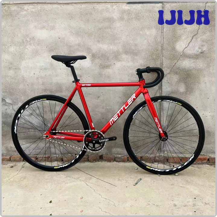 IJIJH DIY Fixie Bikes Racing Single Speed Track Bike Fixed Gear