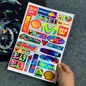 1 Bộ Miếng Dán Laser Monster Energy Thân Xe Máy Trang Trí Hai Bên Cho YAMAHA HONDA SUZUKI KTM BMW DUCATI Kawasaki Benelli