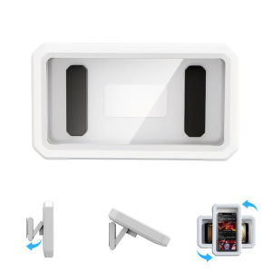 FONKEN Wall Mount Phone Holder 360 Degree Rotatable Waterproof Anti-fog Touch Screen Phone Shell Shower Phone Stand For i-Phone Samsung