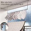 Giàn Phơi Ban Công Đa Năng,Sào Phơi Quần Áo Không Khoang Đục Có Thể Điều Chỉnh Chiều Cao Chiều Dài. 