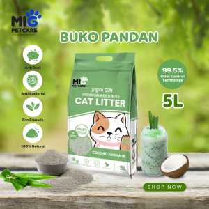 MIG PETCARE Premium Bentonite Cat Litter 5L (4KG)