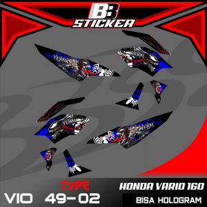 STICKER PREMIUM Stiker Vario 160 Bisa Hologram Striping Vario 160 2022 2023 Vio 49