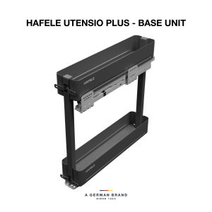 Hafele Pull Out Base Unit Kitchen Pantry Storage | Soft-Close | Anti-Bacterial Finish | 5 Year Warranty