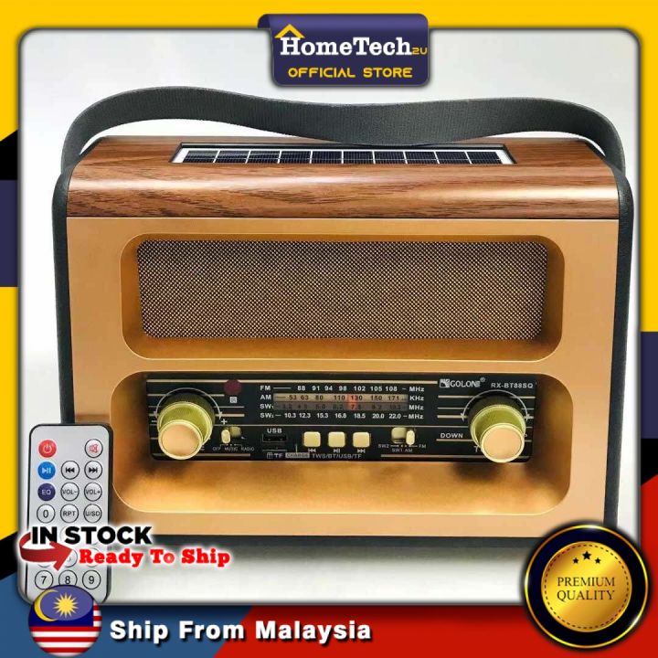 Hometech bluetooth speaker store with fm radio