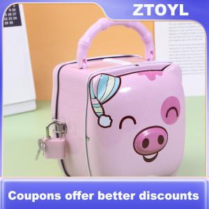【ZTOYL】 Small Piggy Bank Money Boxes Storage Kids Toys Home Decor Money Saving Box Children Piggy Money Bank
