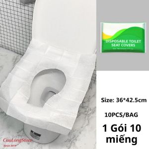 Miếng Lót Bồn Cầu Dùng 1 Lần an toàn công cộng giấy lót bồn cầu vệ sinh tan trong nước