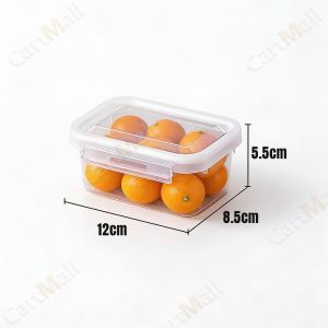 300ml/900ml Refrigerator Freezer Storage Box Kitchen Meat Seafood Fruit Vegetable Clear Sealed Box