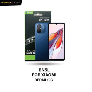 Hippo Baterai Xiaomi BN5L Redmi 12C / Poco C55 5000Mah Battery Batere Batrai Batre High Capacity Original Cell Garansi resmi