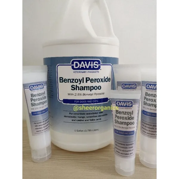 Davis benzoyl peroxide pet shampoo best sale