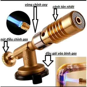 Đèn Khò Gas Ống Dài Siêu Mạnh – Lõi Đồng Nguyên Chất Ngọn Lửa Xanh Cực Nóng Dễ Sử Dụng
