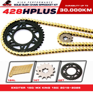 Bộ Nhông Sên Dĩa STB Chính Hãng 428HPlus Hợp Kim Thép C45 Con Lăn Đúc Bền Bỉ Cho Nhiều Dòng Xe