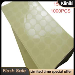 [Kliniki] 1000 15MM clear round sticker round transparent labels circle PVC Sealing labels