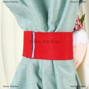 [COD] Home Fashion Christmas Curtain Tieback BuckleCartoon Snowman Santa Christmas Curtain Buckle HolderMr. Snow Man And Santa Holder