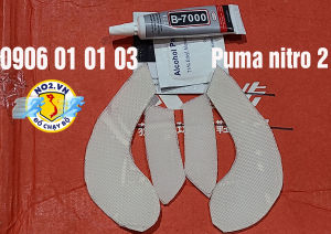 Miếng dán đế giày chạy bộ  puma nitro2  thương hiệu Bissell Giúp tăng độ bền đế giày lên 500km chống trơn trượt tạo ma sát.