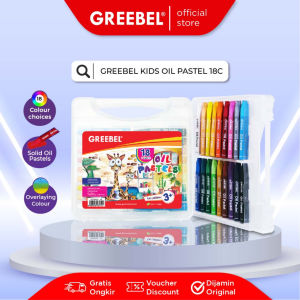 Crayon Greebel Oil Pastel 18 Warna / Krayon / Alat Mewarnai / Pewarna
