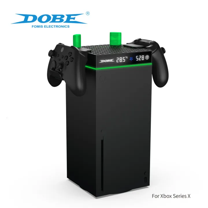 【Limited edition】 Game Console Cooling Fan Stand for Xbox Series X Accessories Top Dust Proof Cover 3 Speed Adjustable Host Heat Dissipation Dock