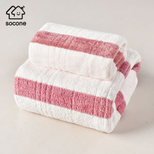 Socone Velvet Bath Towel / Hand Towel Big Absorbent Super Soft 1PC ONLY