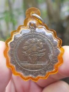 เหรียญต้นโพธิ์ศรีมหาโพธิ วัดต้นโพธิ์ศรีมหาโพธิ จ.ปราจีนบุรี ปี2503 เหรียญที่6