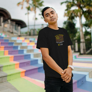 Anyway Kaos Pendek "Nice Weather" Black 681