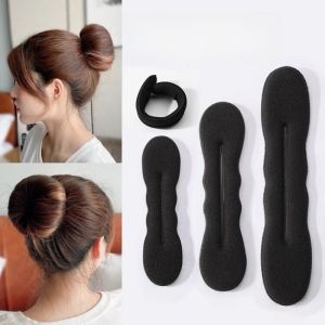 1/2pcs Lazy Girl Hair Tie Bun Maker – Simple Twist-to-Style Hair Donut Claw Clip & Ponytail Holder