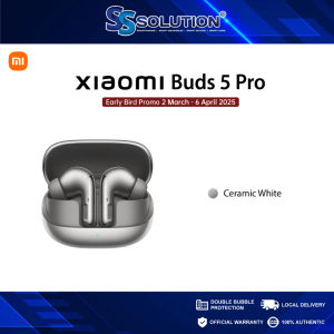 Xiaomi Buds 5 Pro I Dual-amplifier coaxial triple drivers for precise sound I Up to 55dB active noise cancellation