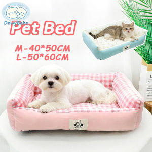DewyBabe Pet Bed Cat Dog Sofa Anti-silp Washable All-Season Pet Mat for Small Medium Pets Katil Anjing Kucing