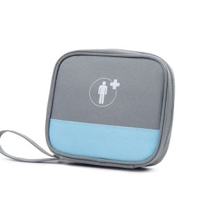 LABAICAI Portable Family Pill Bag Multicompartment Empty Medicine Storage Bag Pill Pouch Moisture-proof Emergency Aid Kit For Travel