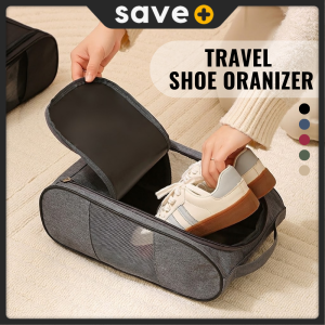 save Travel Shoe Bag Beg Kasut Sukan Gym Portable Shoe Pouch Beg Simpan Kasut Bola Beg Kasut Futsal Luggage Organizer T26