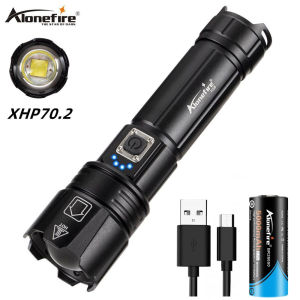 Alonefire H38 Lamp XHP70.2 Most Powerful Flashlight Waterproof LED Torch Zoomable Lantern Camping