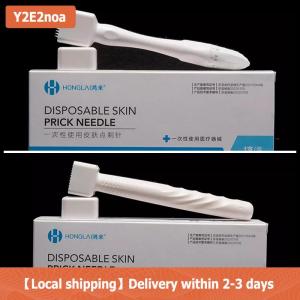 【Local shipping】 Disposable Skin Puncture Needle Stamp Style Scalp Stamp Rolling Needle Micro Needle Machine 100 140 Needles Adjustable