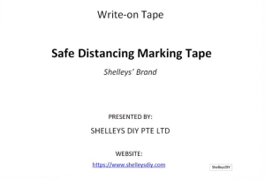 1PC 48MM X 30M Adhesive Floor Marking Tape/Lane Marking Safety Tape Red Colour (Ready Stock in Sg)