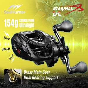 SeaHunter STARFALL DC Reel BC Pancing Baitcasting Reel Kontrol Rem Digital 154G 6+1BB Ball Bearings 7.0:1 Gear Ratio Max Drag 5KG