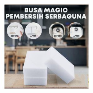 Spons Busa Ajaib Magic Sponge Pembersih Serbaguna Nano Spon Rub Eraser Anti Baret Aman Kaca Perabotan Perlengkapan Dapur Tembok Sepatu Baju Tas Kulit Jok Kulit Pintu Daya Serap Tinggi Busa Amplas Halus SHOPPING ARENA Malang