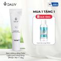 [Tặng nước tẩy trang 100ml] Kem chống nắng nâng tone Daliv Lightcare SPF50+ PA+++ 50g. 