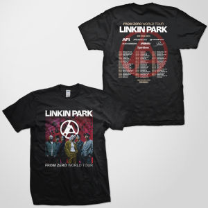 Kaos Band Rock Linkin Park From Zero World Tour Jakarta 2025 Tag NSA Premium Cotton - LP27 FNB